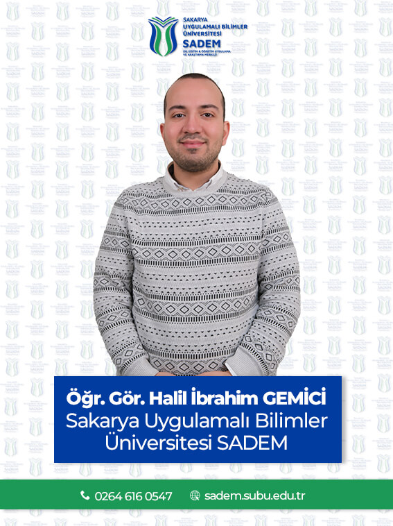 Öğr.Gör. Halil İbrahim Gemici